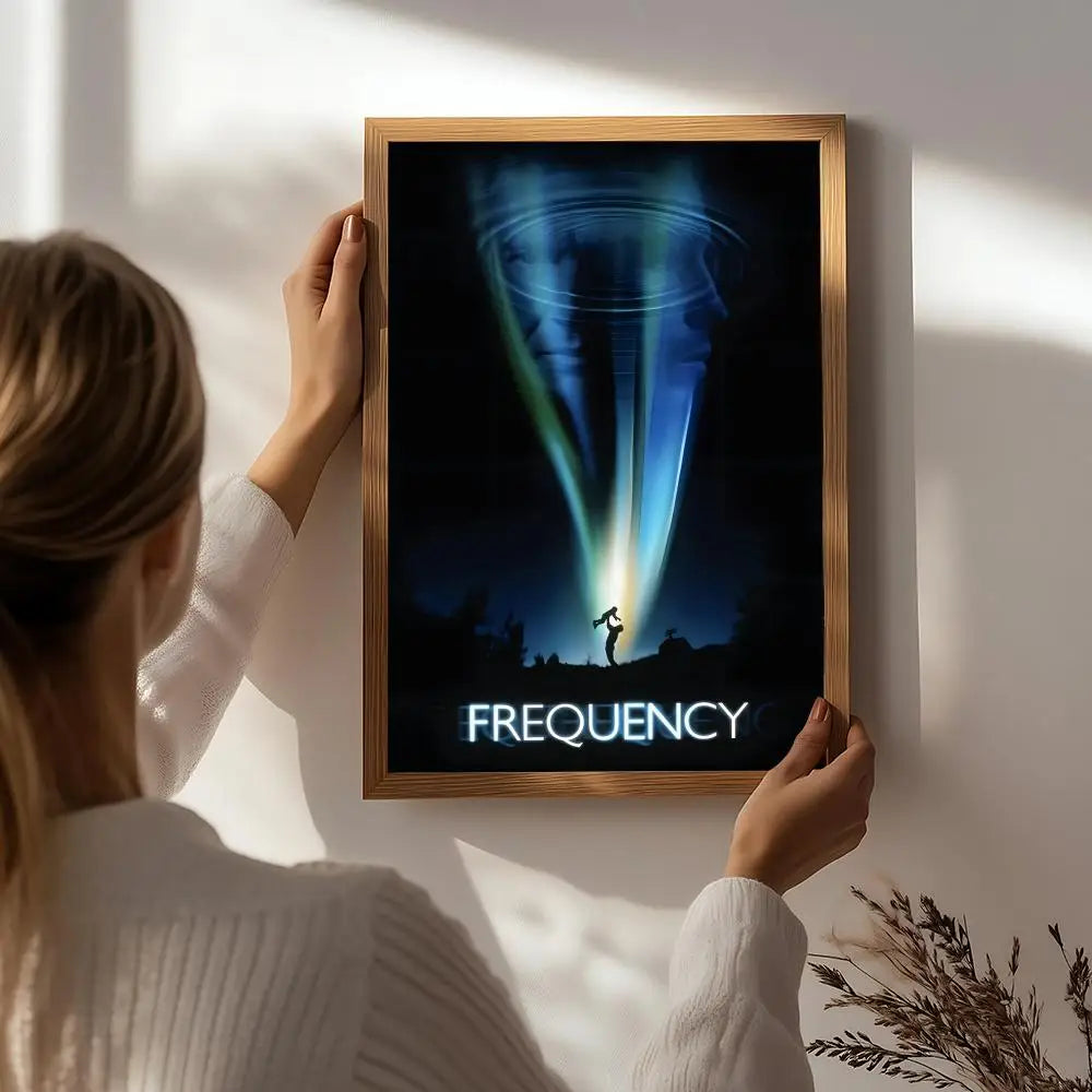Movie Frequency Poster – HD Self-Adhesive Waterproof Wall Art Wall Art Poster Peaceful Pleasures Health and Wellness White5 15X20cmNoframe