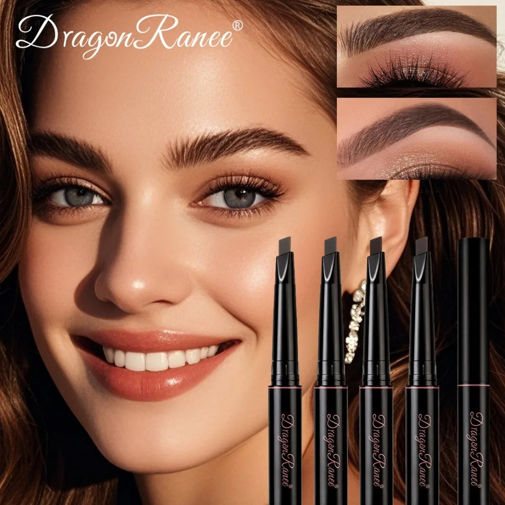 2-in-1 Waterproof Eyebrow Pencil with Spoolie Brush | All Day