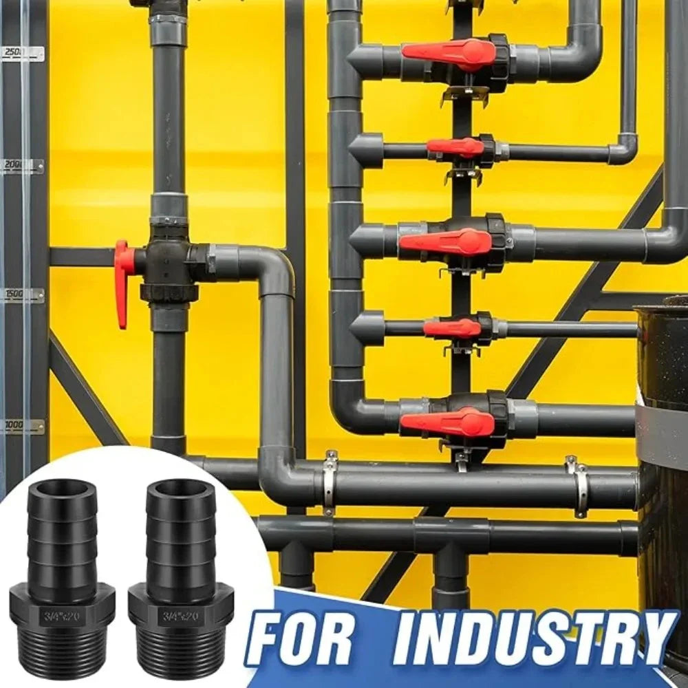 Plastic Pagoda Hose Connector 25/40/50mm Male Thread Adapter