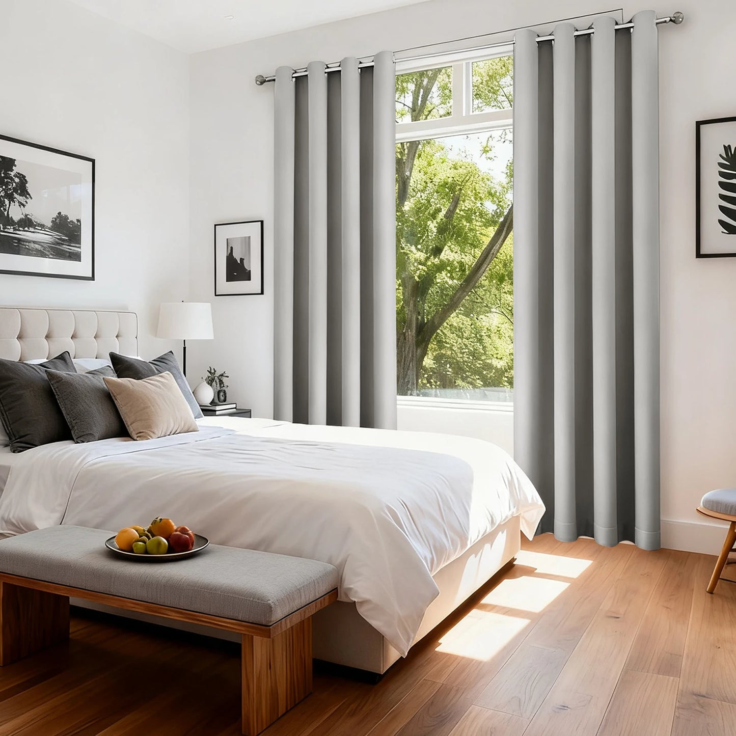 100% Blackout Grommet Curtains | Thermal Insulated Privacy Drapes