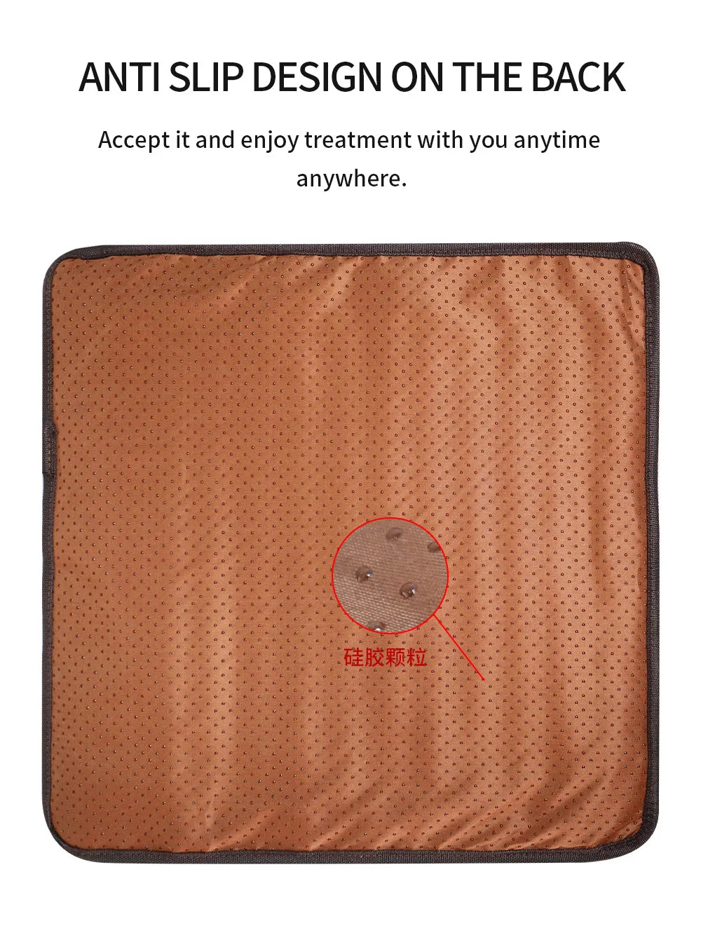 Jade Cooling Seat Cushion | Natural Stone Chair Pad, No Power