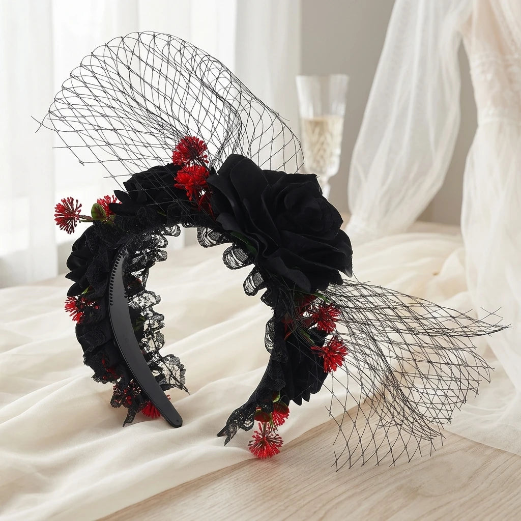 Bridal Artificial Flower Headband Wedding Hair Accessories With Comfortable Fit And Elegant Design For Various Hairstyles Peaceful Pleasures Health and Wellness