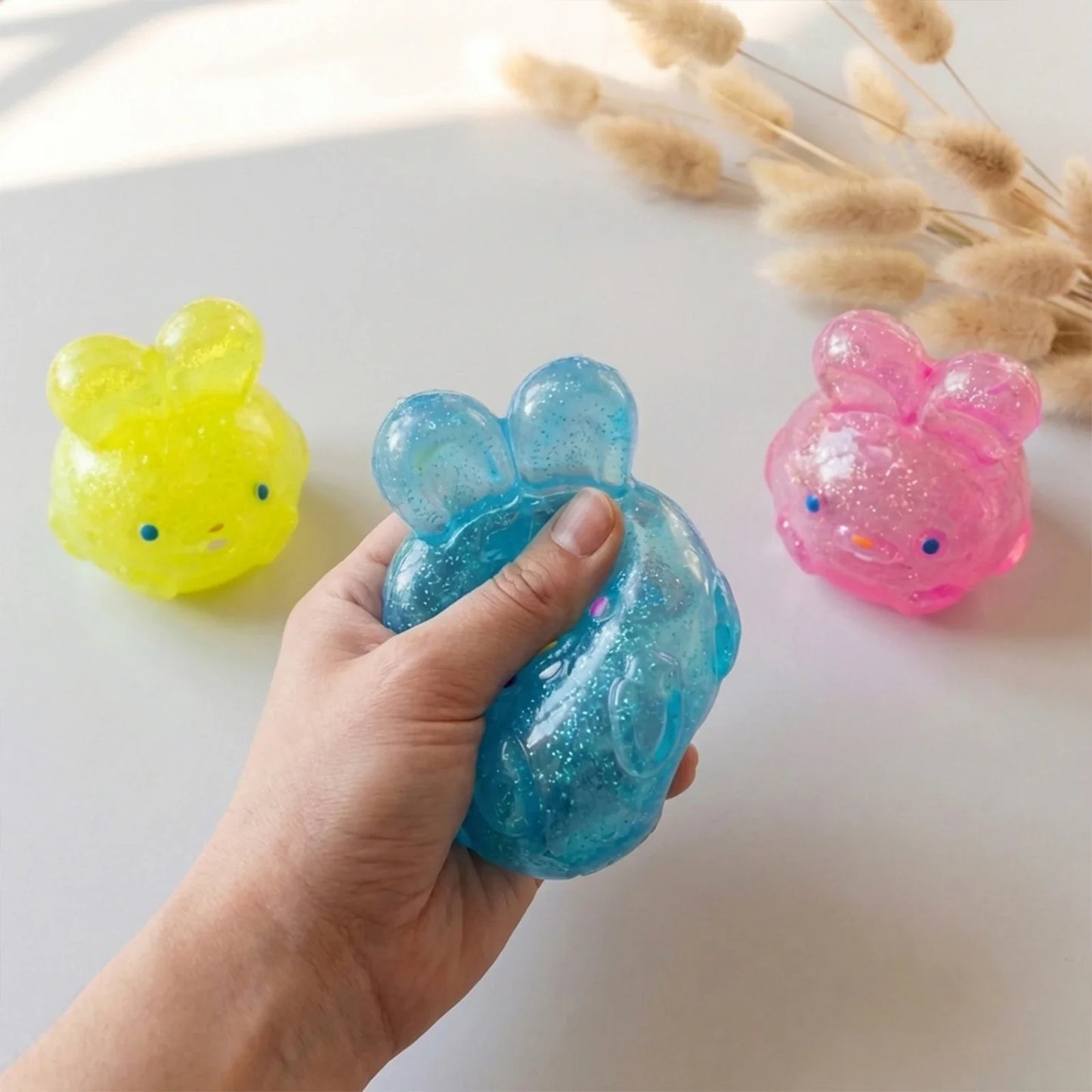 Jelly Rabbit Squishy Sensory Squeeze Toy | Slow Rebound Fun