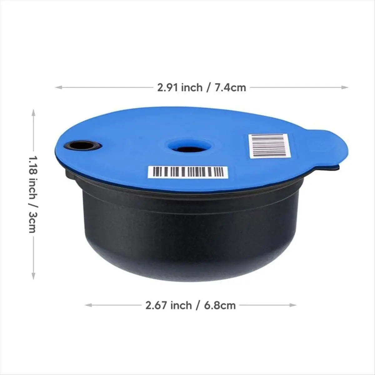 *ABDH For Bosch Reusable Coffee Capsules Reusable Capsules Coffee Tamper. 180ml Peaceful Pleasures Health and Wellness