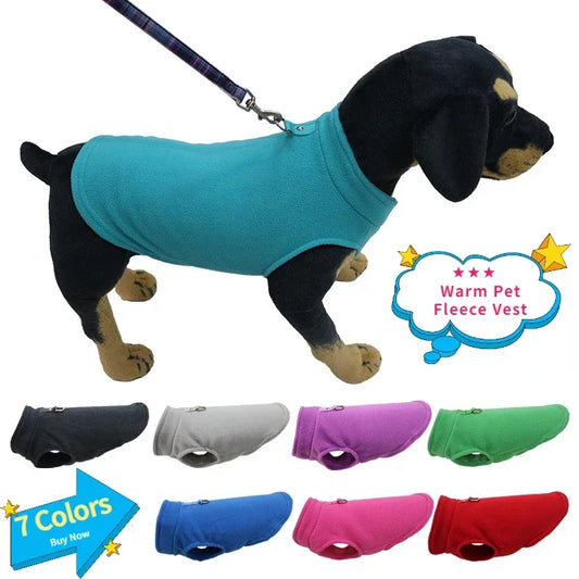 Fleece Vest for Small Dogs – Chihuahua, Pug & Puppy Jacket Dog Fleece Vest Peaceful Pleasures Health and Wellness