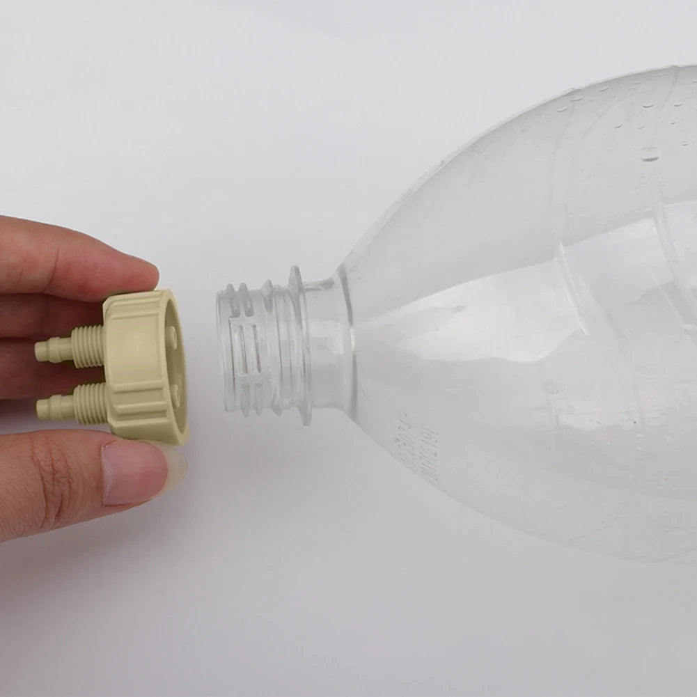 Aquarium CO2 System Generator Bottle Cap Fish Tank Live Plant DIY Air Diffuser Carbon Dioxide Reactor Instrument Peaceful Pleasures Health and Wellness