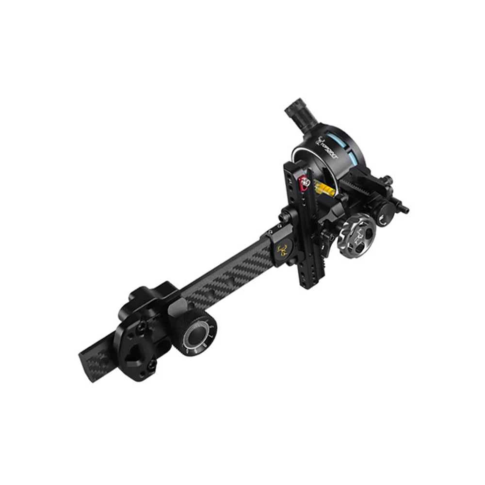 TX9610 Compound Bow Sight Single Pin Micro Adjustable 0 019 Fiber