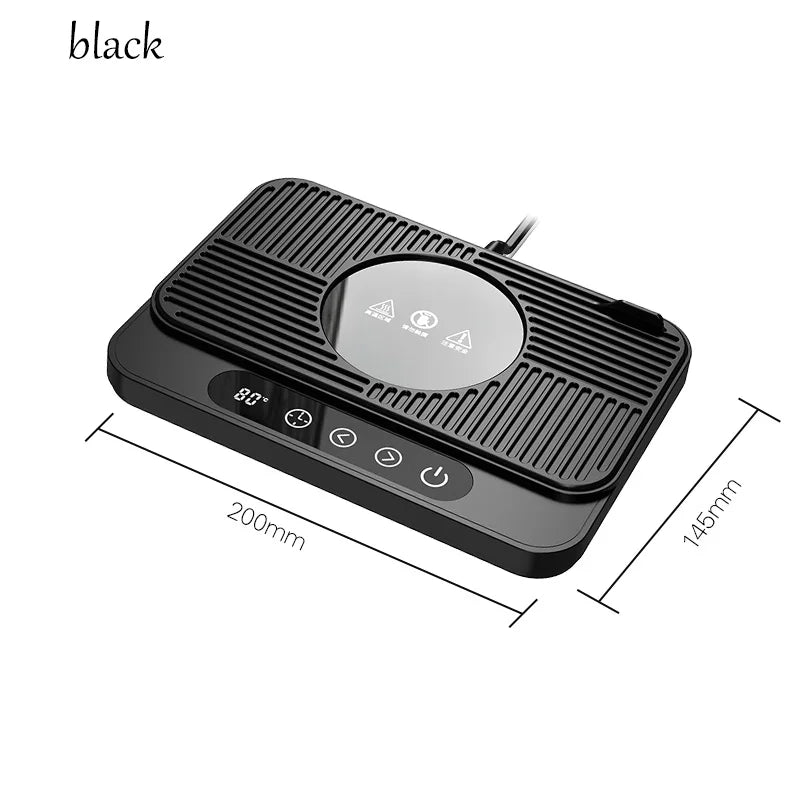 URGGU 50W Mug Warmer – 9-Speed Electric Heating Coaster 220V
