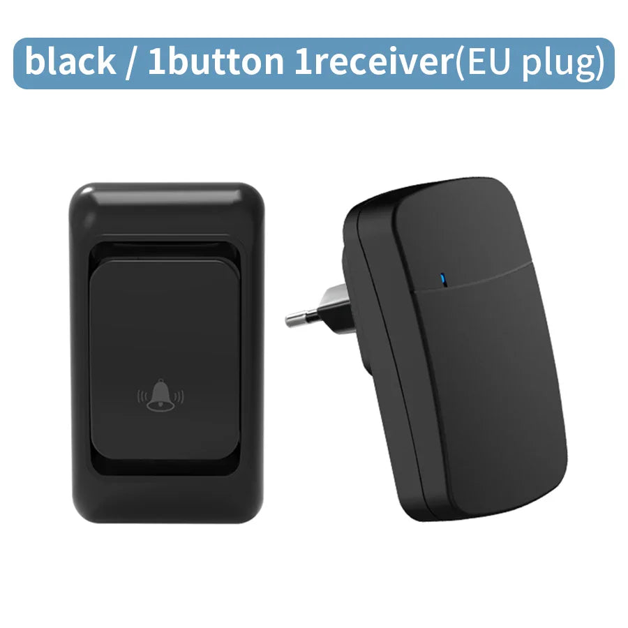 Wireless Doorbell Kit – Waterproof, 38 Songs, 150M Range