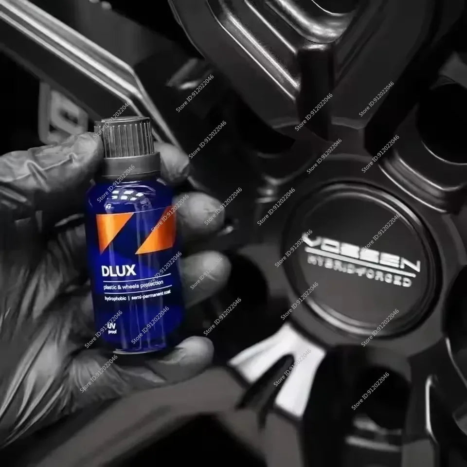 CAR CQUARTZ DLUX Wheel Trim Coat 50mL Ceramic Coating UV Protection for Wheels Exterior Plastics Rubber Metals Peaceful Pleasures Health and Wellness