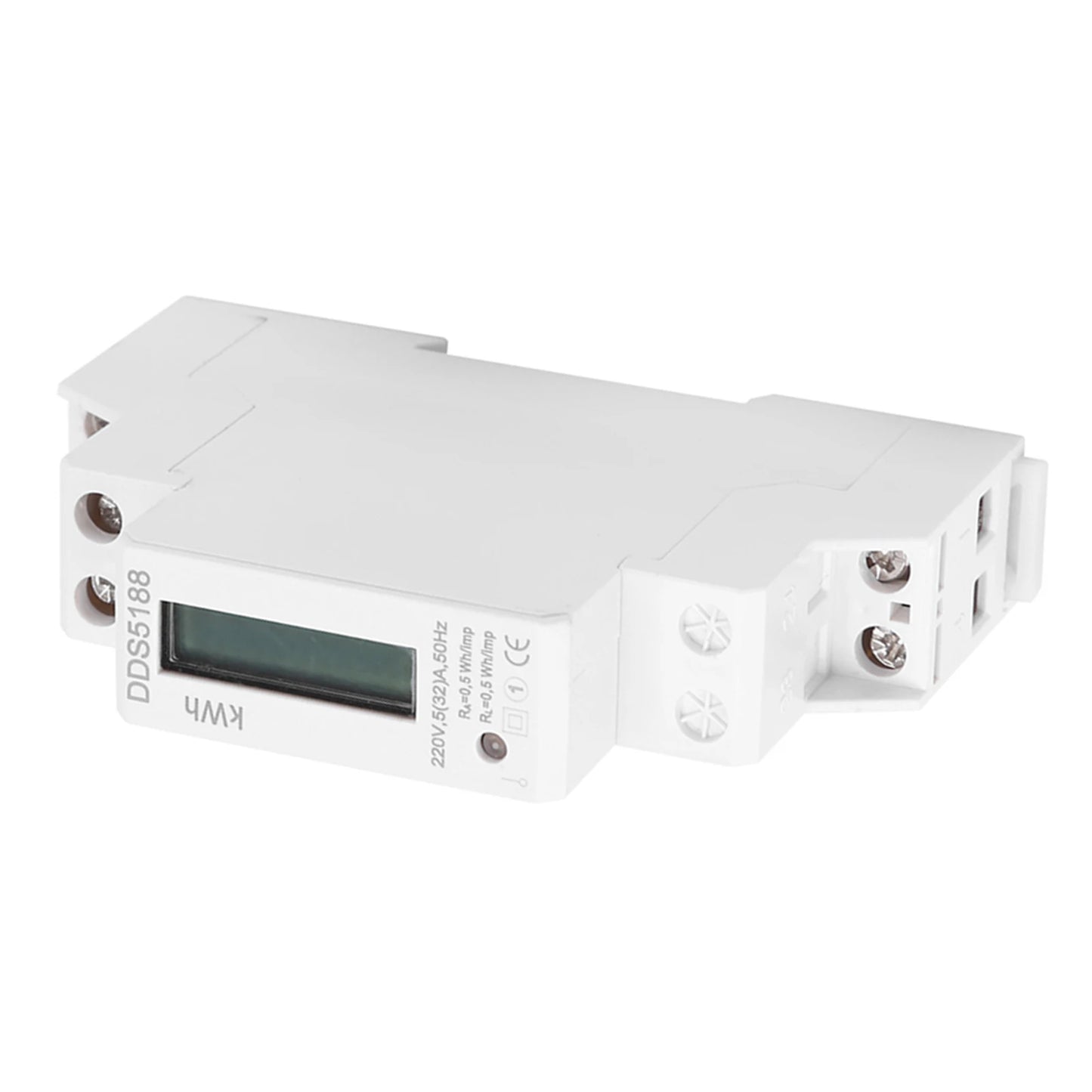 DDS5188 Digital LCD 220V Single Phase Din Rail Electric Meter 5-32A