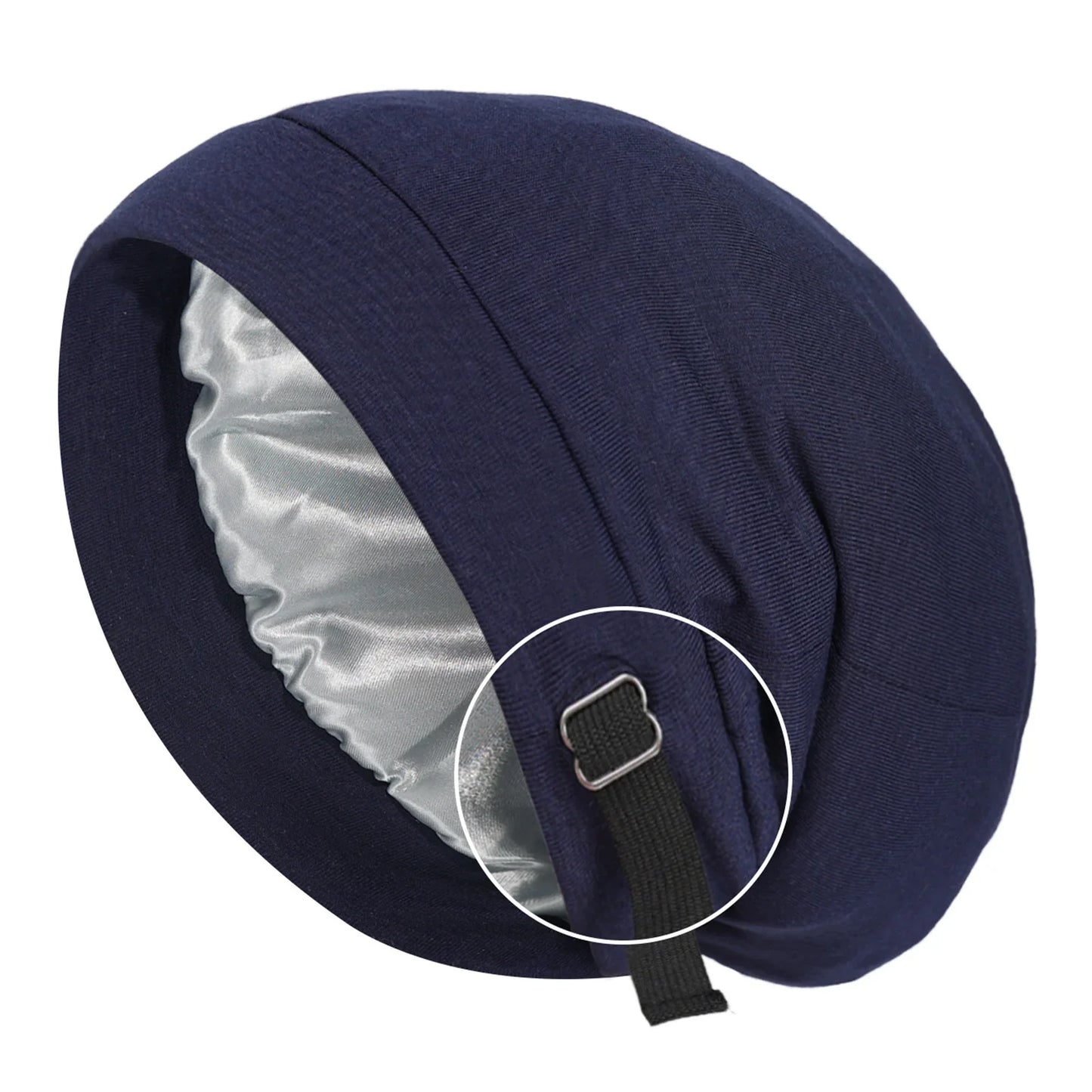 Satin Sleep Bonnet – Adjustable Hair Cap for Women