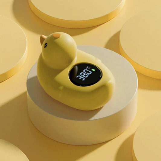 1PC Thermometer Little Yellow Duck Baby Bathtub Shower Water Thermometer Baby Safe Temperature Sensor Floating Waterproof Baby Peaceful Pleasures Health and Wellness 1pc