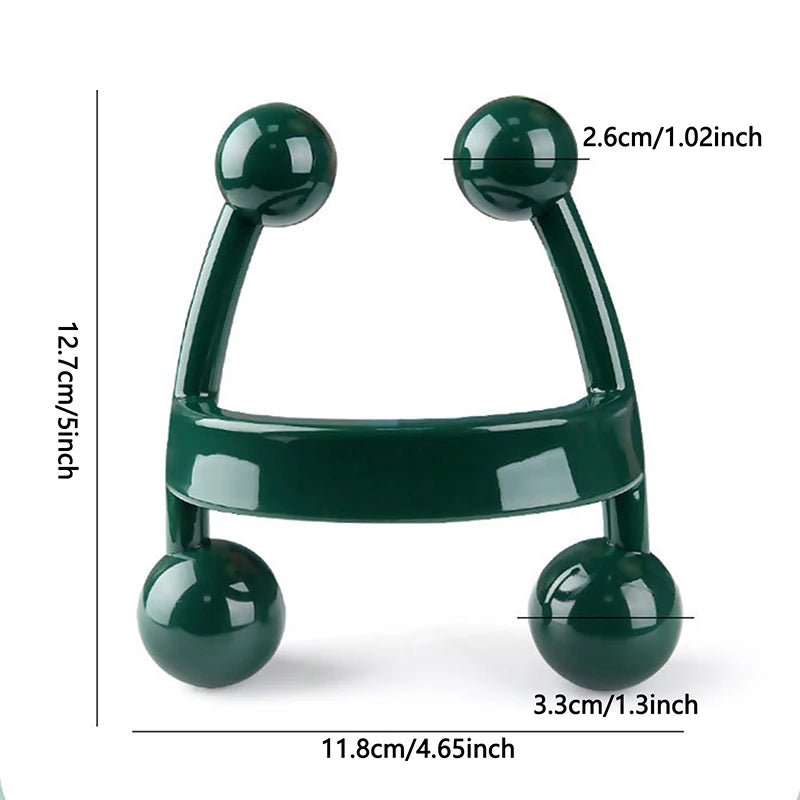 H-Shape Trigger Point Handheld Massager | Back & Body Tool