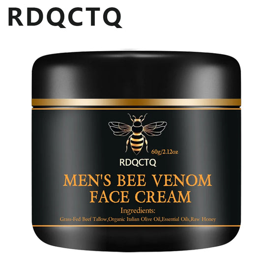 RDQCTQ Men's Bee Venom Face Cream – Firming & Anti-Aging Men's Face Cream Oasis Select