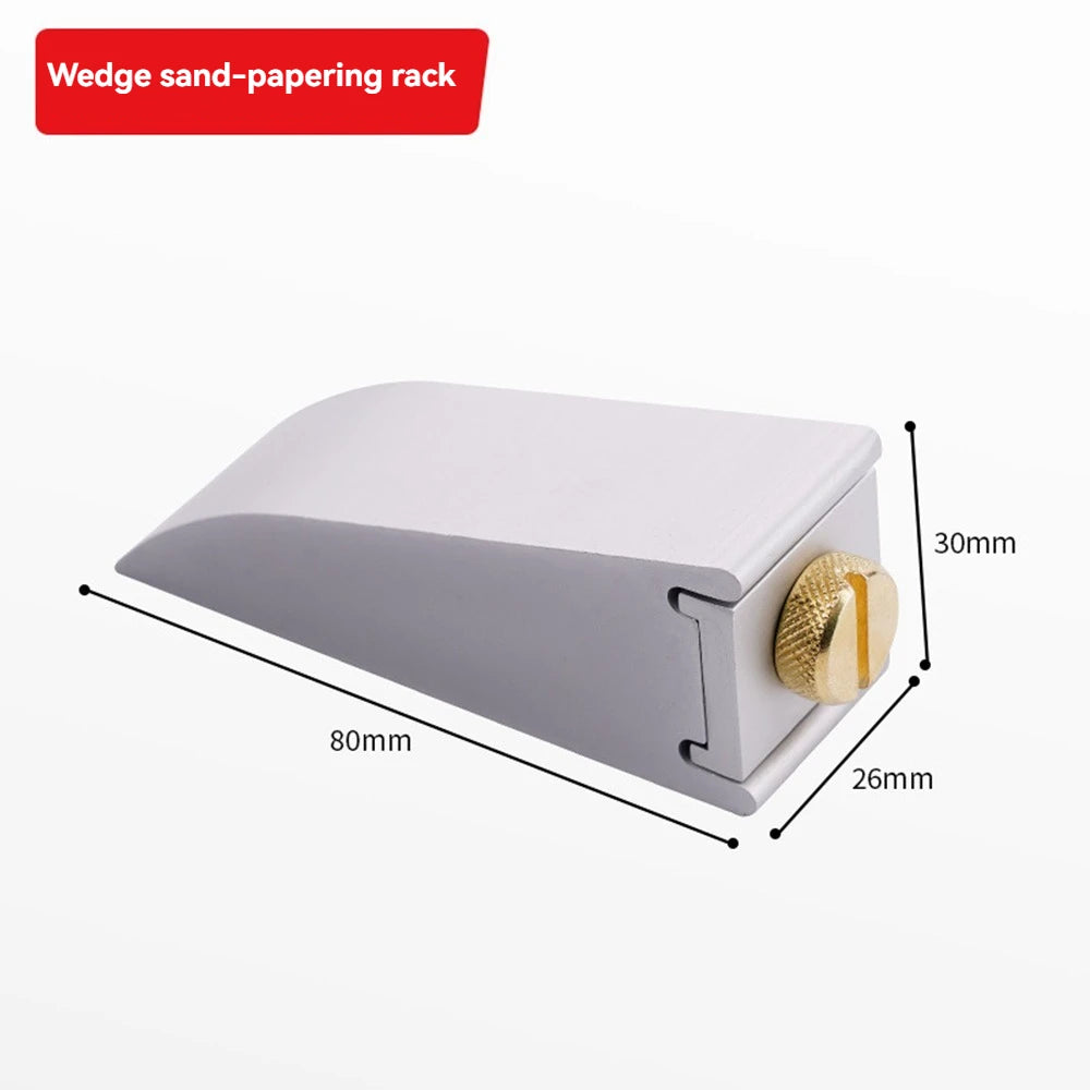 3-Piece Aluminum Alloy Sandpaper Holder Set | Hand Sanding Clamp