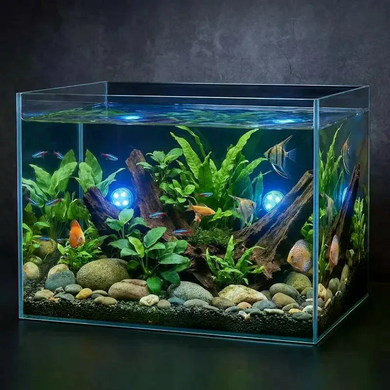 RGB 16-Color LED Submersible Light | IP68 Waterproof Pool & Pond