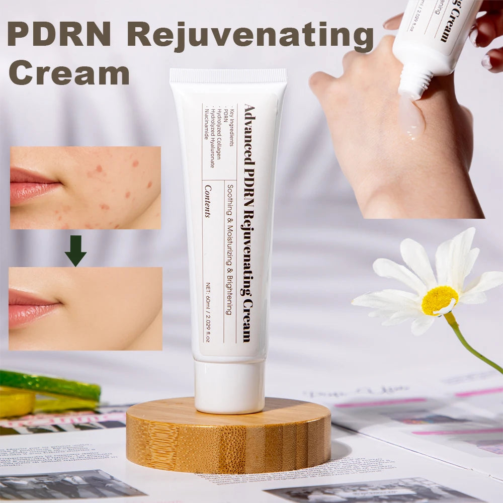 Advanced PDRN Rejuvenating Cream, Salmon DNA PDRN Face Moisturizer for Firming Skin, Women's Face Cream for Glow Skin, 60ML Peaceful Pleasures Health and Wellness