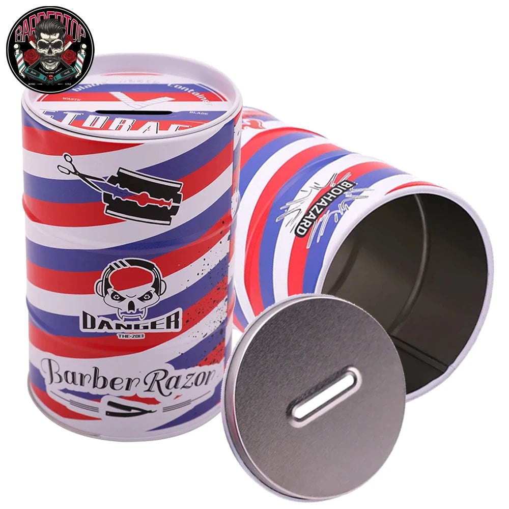 Barber Blade Recycling Dispenser Box Razor Blade Disposal Case Trash Can Disposable Blade Recycling Bin Box Salon Accessories ﻿ Peaceful Pleasures Health and Wellness