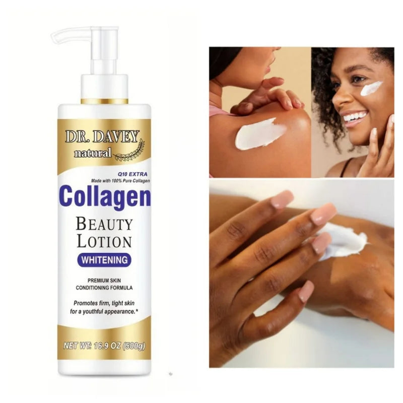 DR.DAVEY Collagen Body & Hand Lotion 500ml | Deep Moisturizer