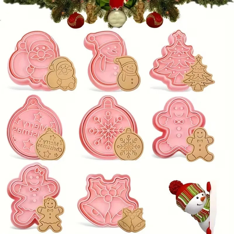 Christmas Cookie Cutter Set – Gingerbread, Santa & More | 6 Shapes