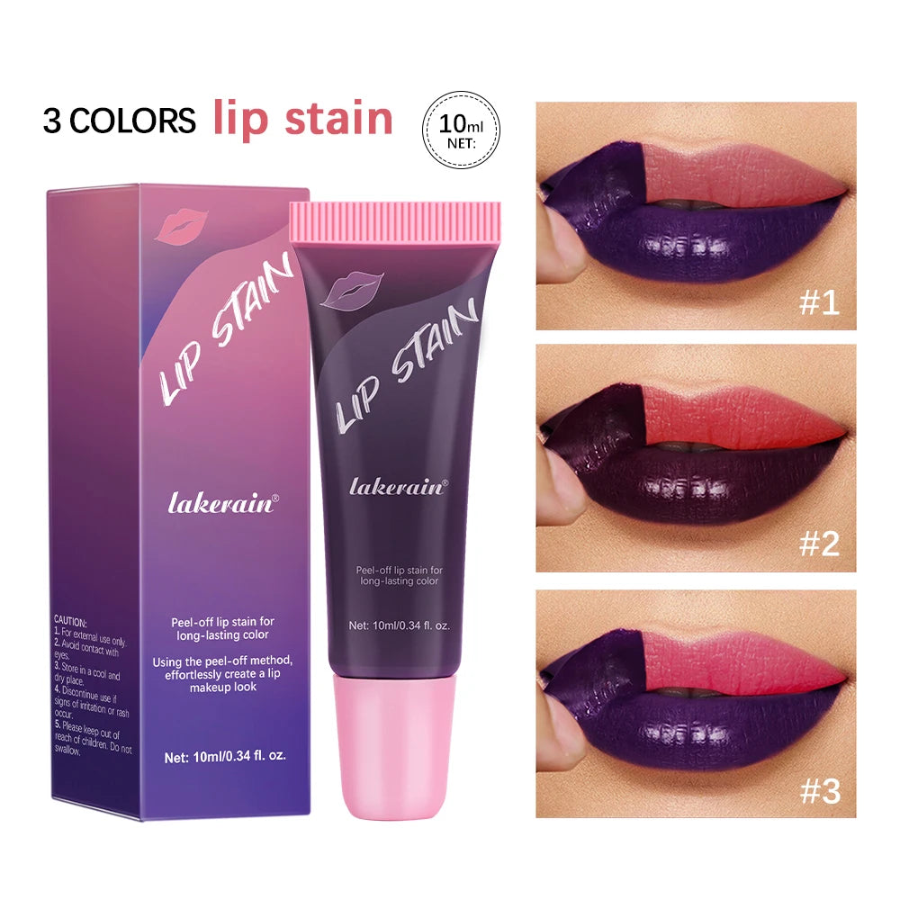 Waterproof Peel Off Lip Stain Tattoo Tint Long Lasting Matte Lip Gloss Lipstick Cosmetics Matte Peaceful Pleasures Health and Wellness