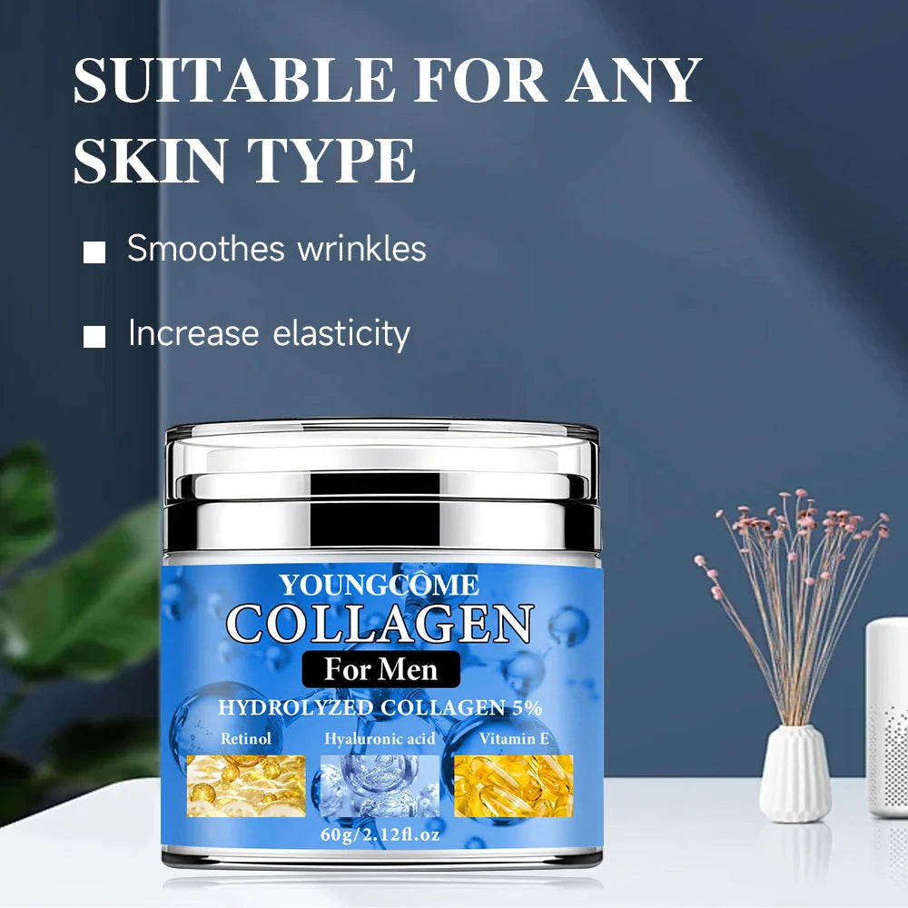 YOUNGCOME Men's Retinol Face & Neck Firming Cream | Daily Moisturizer