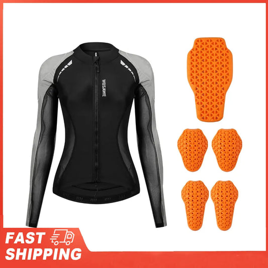 Womens Motorcycle Jacket Armor CE2 Certified Protection Visibility Peaceful Pleasures Health and Wellness
