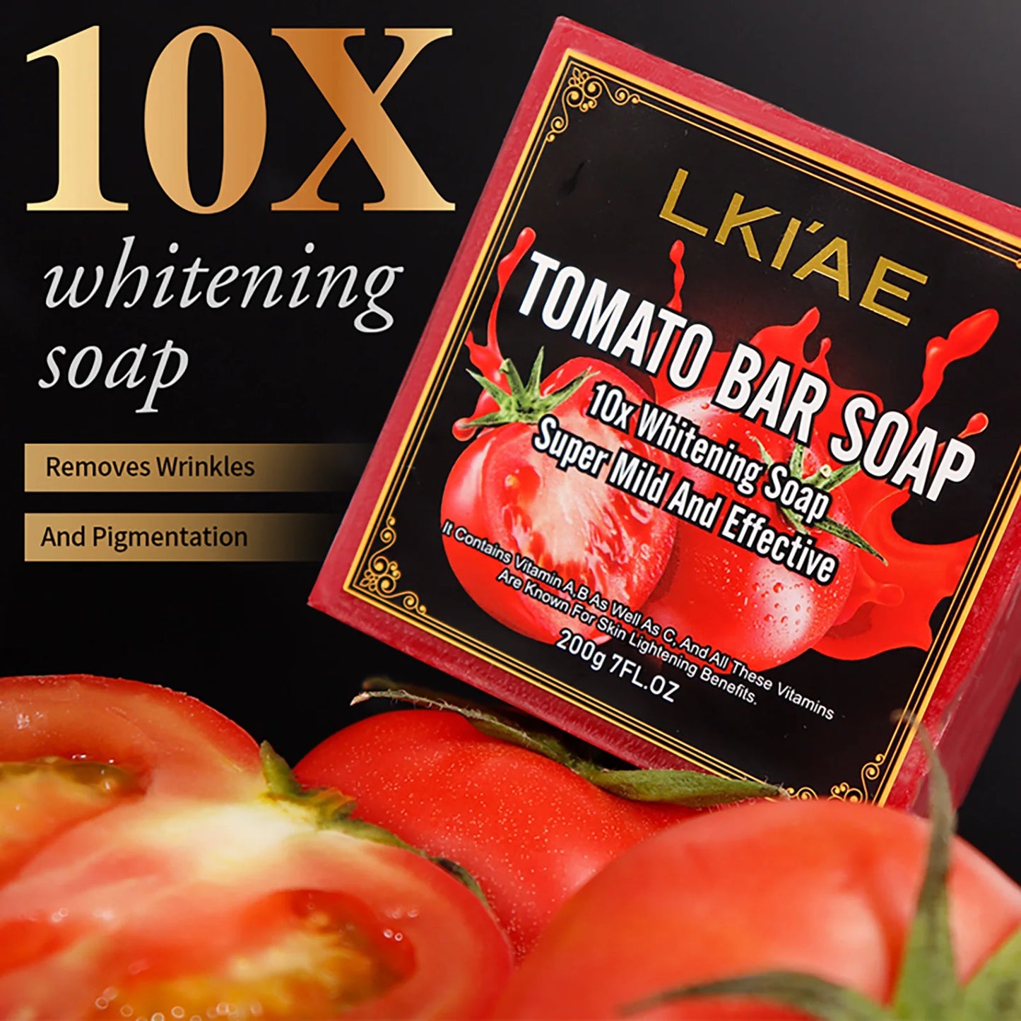 AILKE Tomato Natural Bar Soap – Brightening & Oil Control 200g