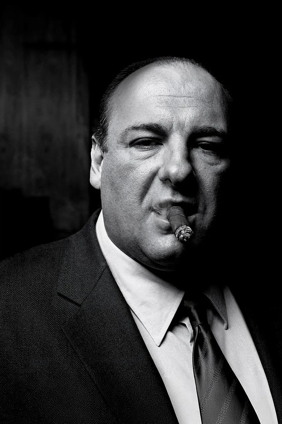Sopranos Canvas Poster – Vintage TV Series Wall Art Print Canvas Wall Art Peaceful Pleasures Health and Wellness 3 20x30cm Unframed