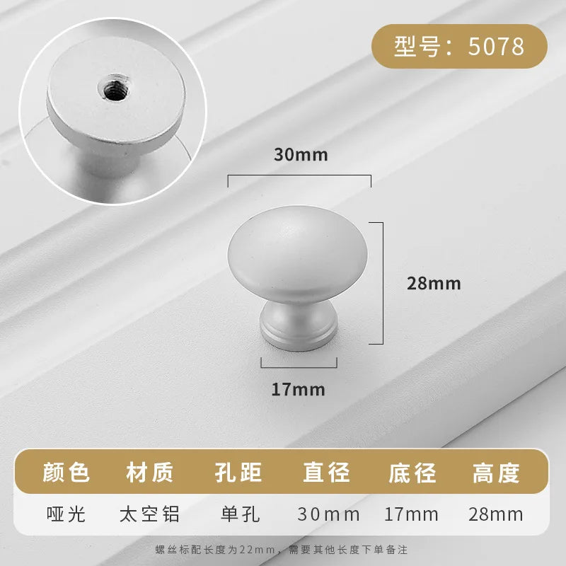 Black Aluminium Cabinet Knobs & Drawer Pulls | Modern Hardware