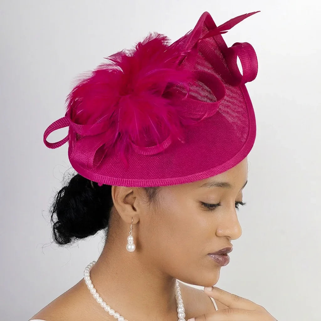 Handmade Vintage Bridal Fascinator Hat | Derby & Wedding