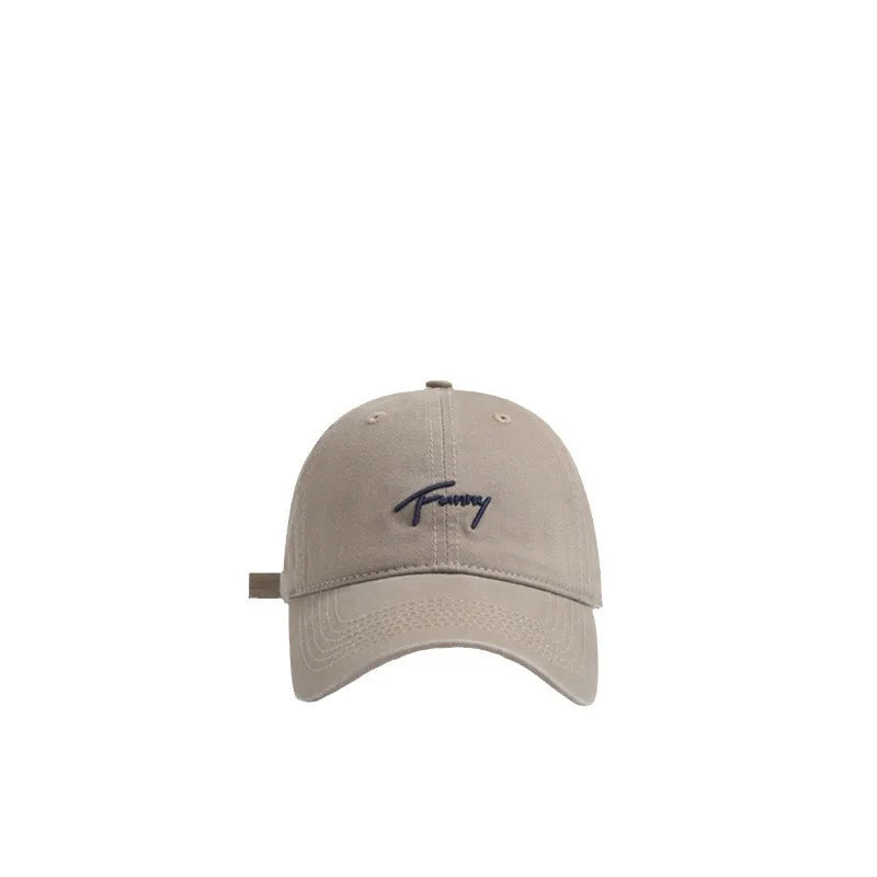Women's Korean Embroidered Baseball Cap | Sun Protection Hat