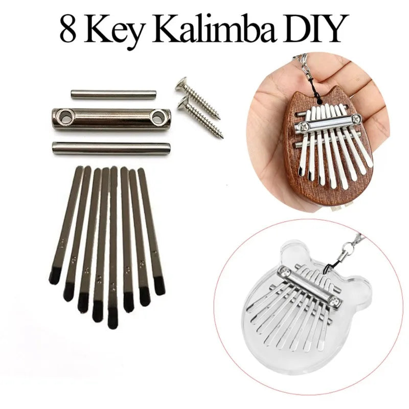 Thumb Piano Kalimba Bridge Saddle 8 Key Diy Spare Parts Music