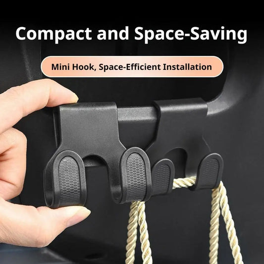 Motorcycle Helmet Hook – Snap-On Double Hanger for E-Bikes Motorcycle Helmet Hook Oasis Select New Regular 2PCS