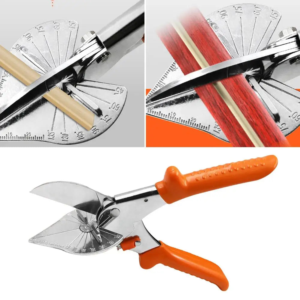Multi-Angle Miter Shear Cutter | Adjustable 45°–135° DIY Tool