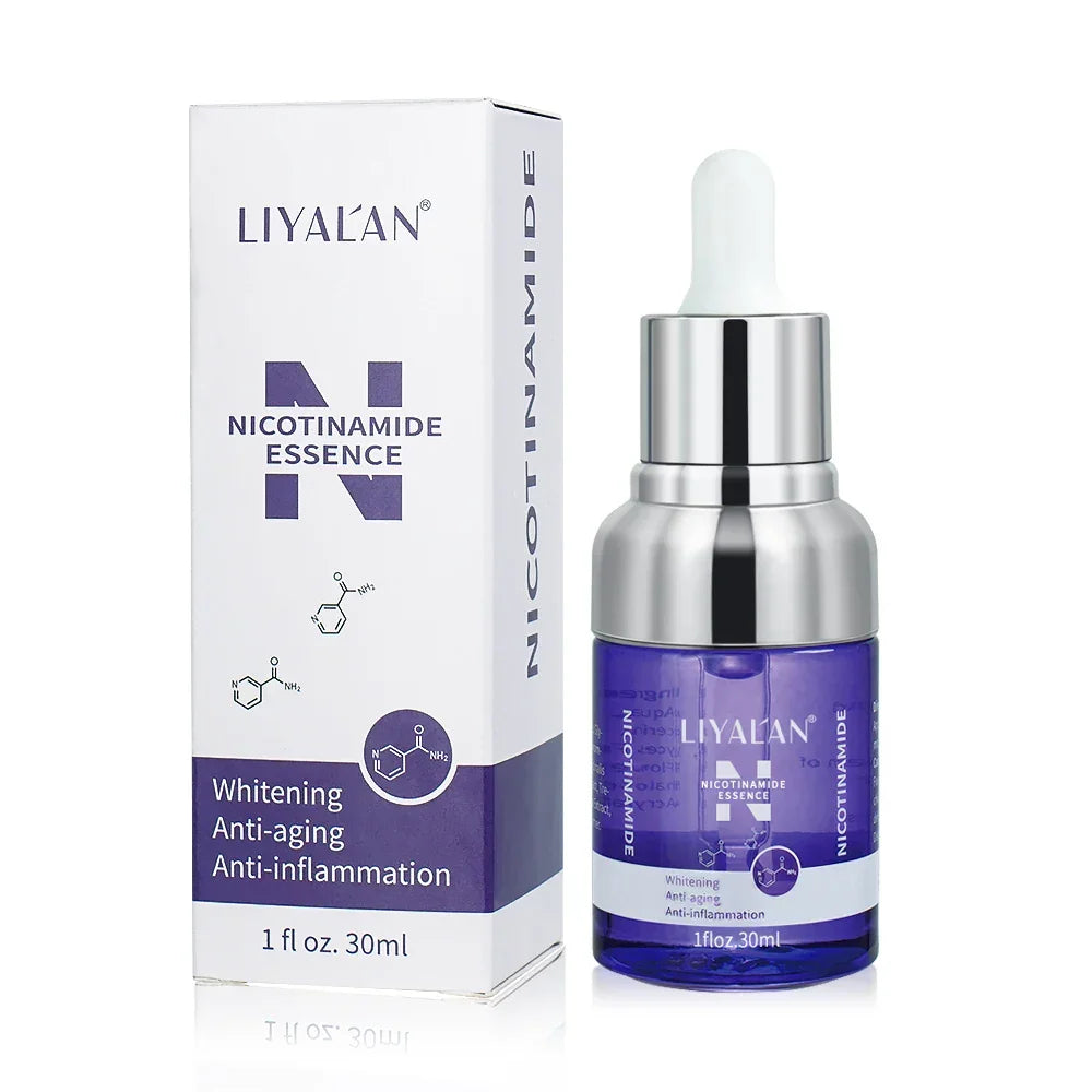 LIYALAN Niacinamide Face Serum – Brightening & Pore Minimizing Peaceful Pleasures Health and Wellness 30ml China Mainland