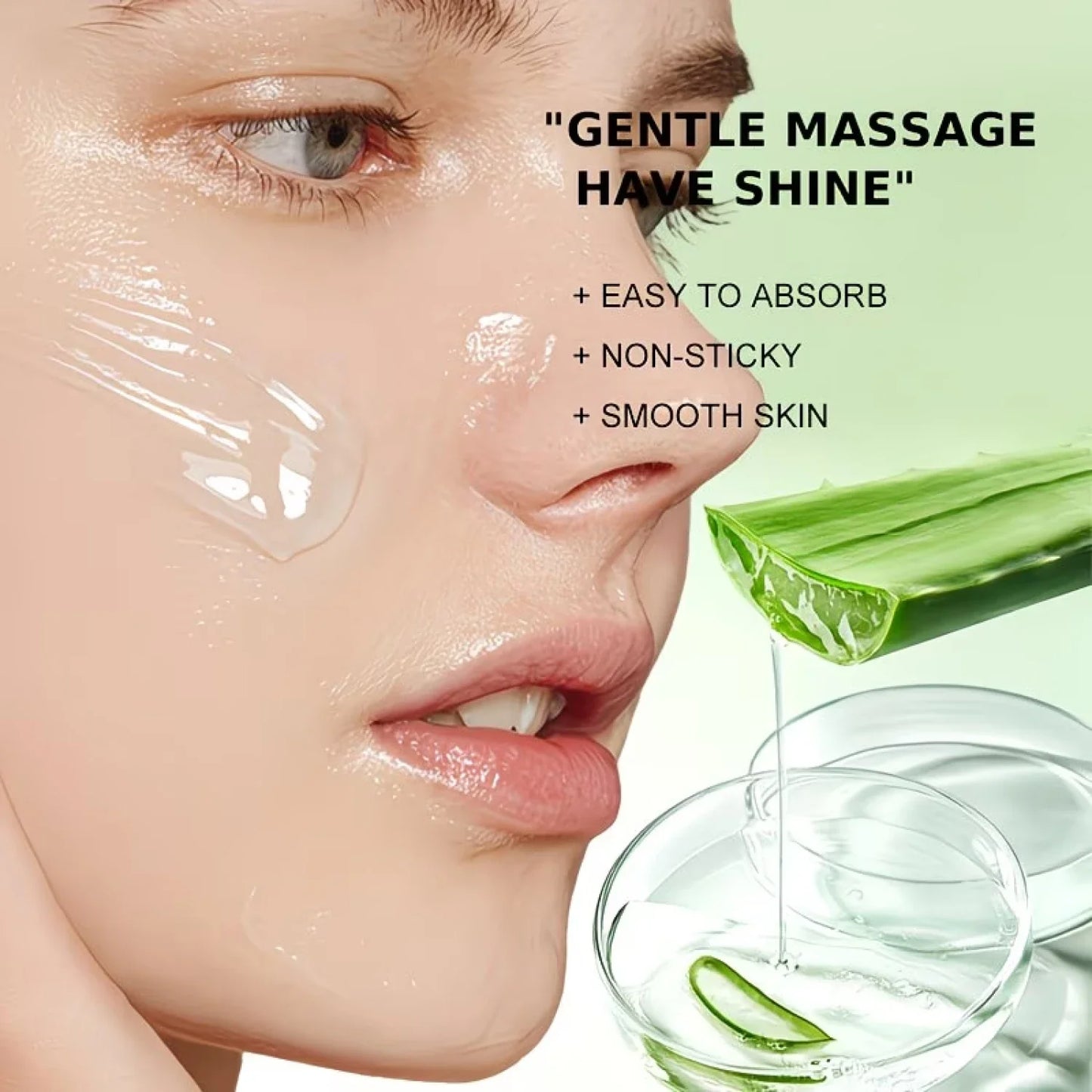 Pure Aloe Vera Gel with Hyaluronic Acid – Cooling & Moisturizing