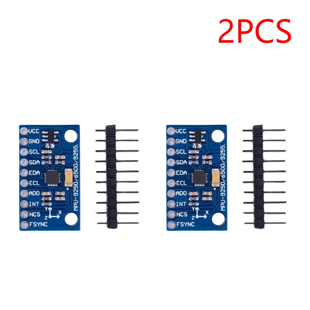 MPU6500 6-Axis Gyroscope Accelerometer Sensor Module IIC I2C SPI GY-6500 6-axis Attitude Gyro Sensor Replace MPU6050 for Arduino Peaceful Pleasures Health and Wellness 2PCS