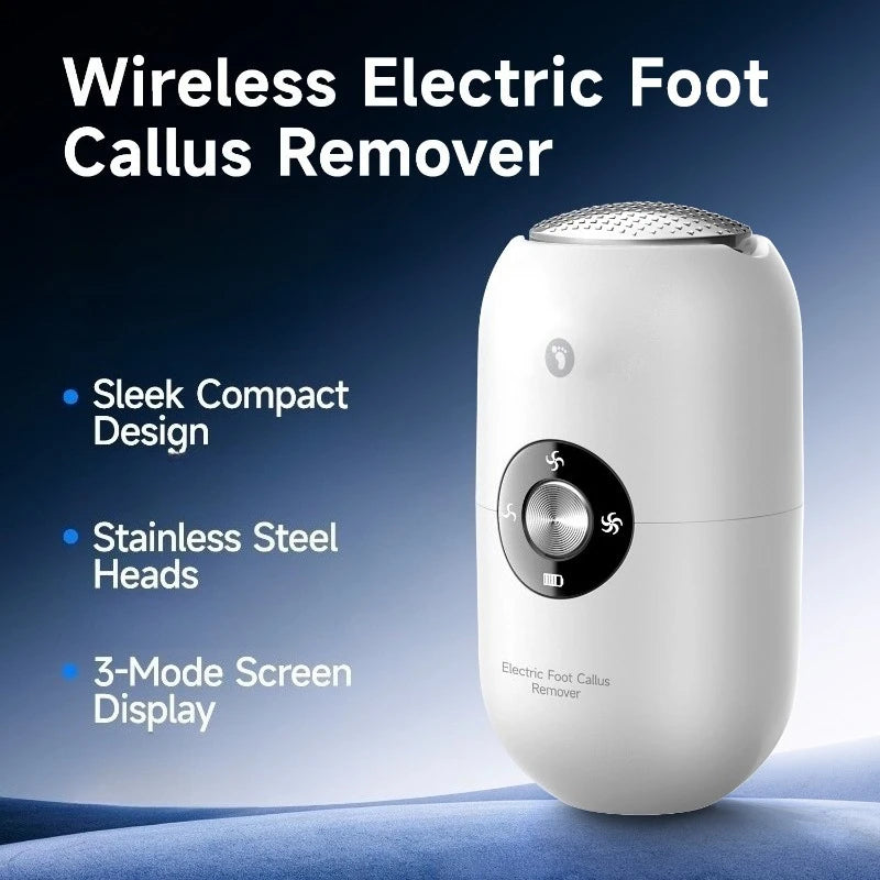 Electric Foot File & Callus Remover – Rechargeable Pedicure Tool Electric Callus Remover Peaceful Pleasures Health and Wellness