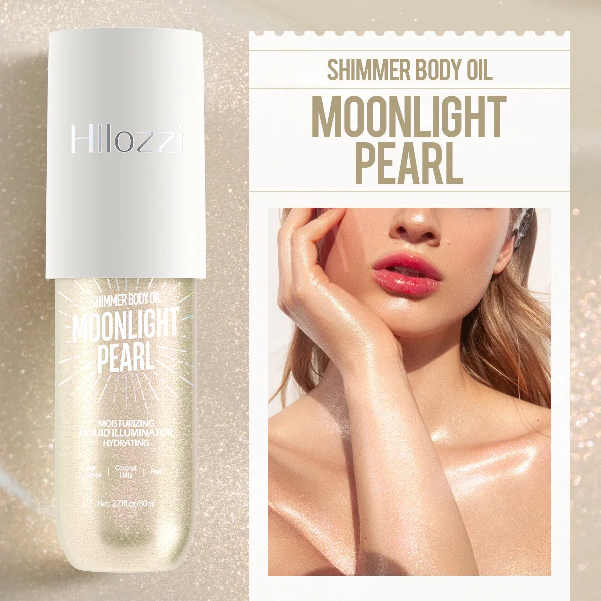 Shimmering Body Highlighter Cream – Subtle Glow, Long-Lasting