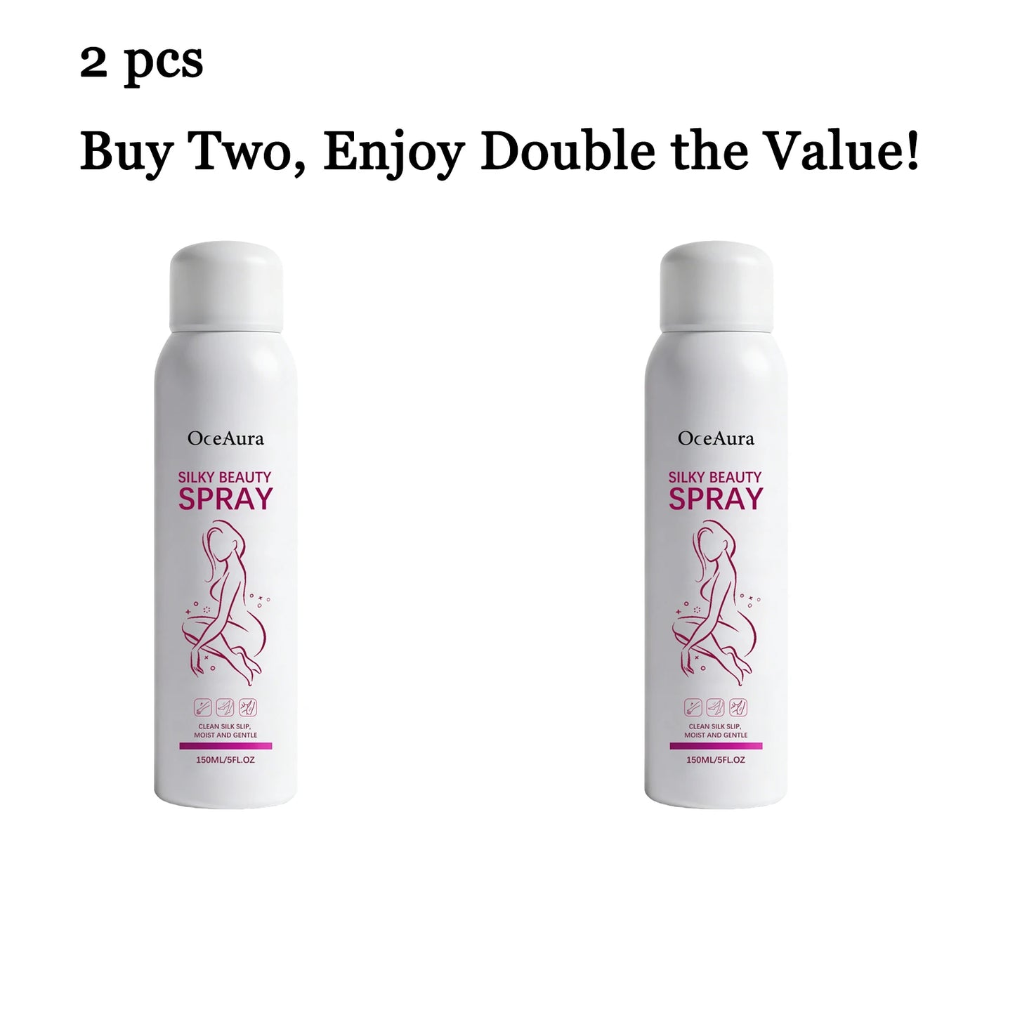 150ml Gentle Hair Removal Spray | Aloe, Glycerin & Pore Care