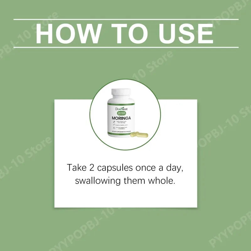Moringa Leaf Extract Capsules | Daily Vitality & Energy Support
