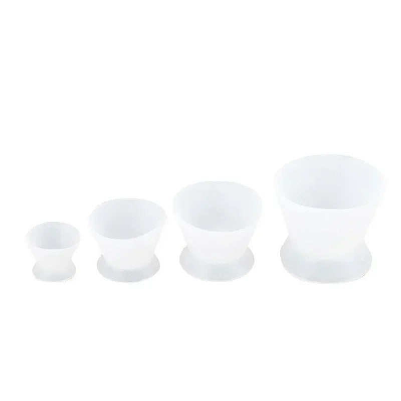 4pcs Dental Materials Silicone Mixing Bowl Use Dappen Dishes Teeth Whitening Laboratory Tools Odontologia Dentistry Peaceful Pleasures Health and Wellness