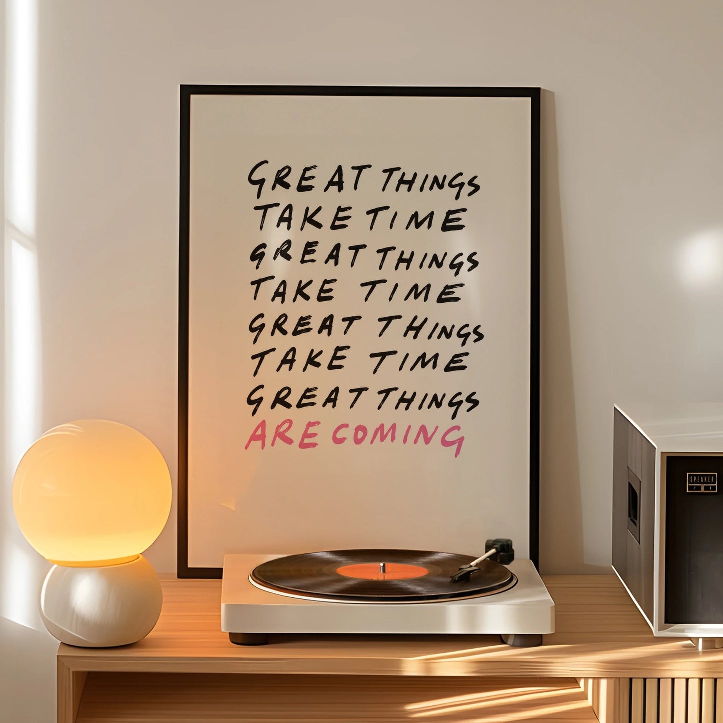Minimalist Inspirational Canvas Wall Art Print | Home Decor