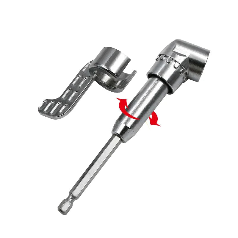 105 Degree Screwdriver 1/4 inch Extension Hex Drill Bit Adjustable Hex bit Angle Driver Screwdriver Socket Holder Adaptor Tools Peaceful Pleasures Health and Wellness