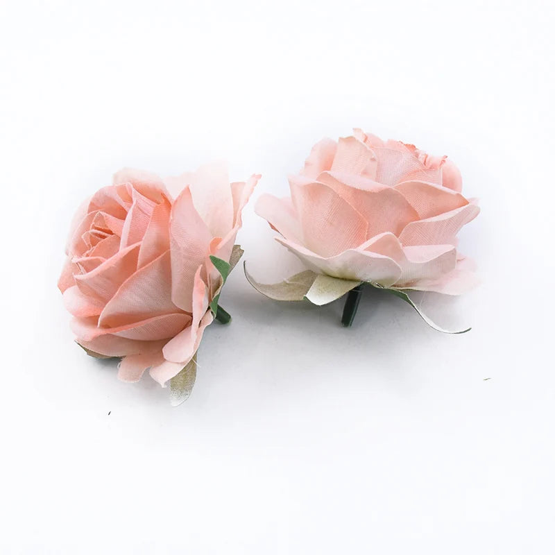 Silk Rose Heads 5/10pcs – Wedding, Wreath & DIY Decor