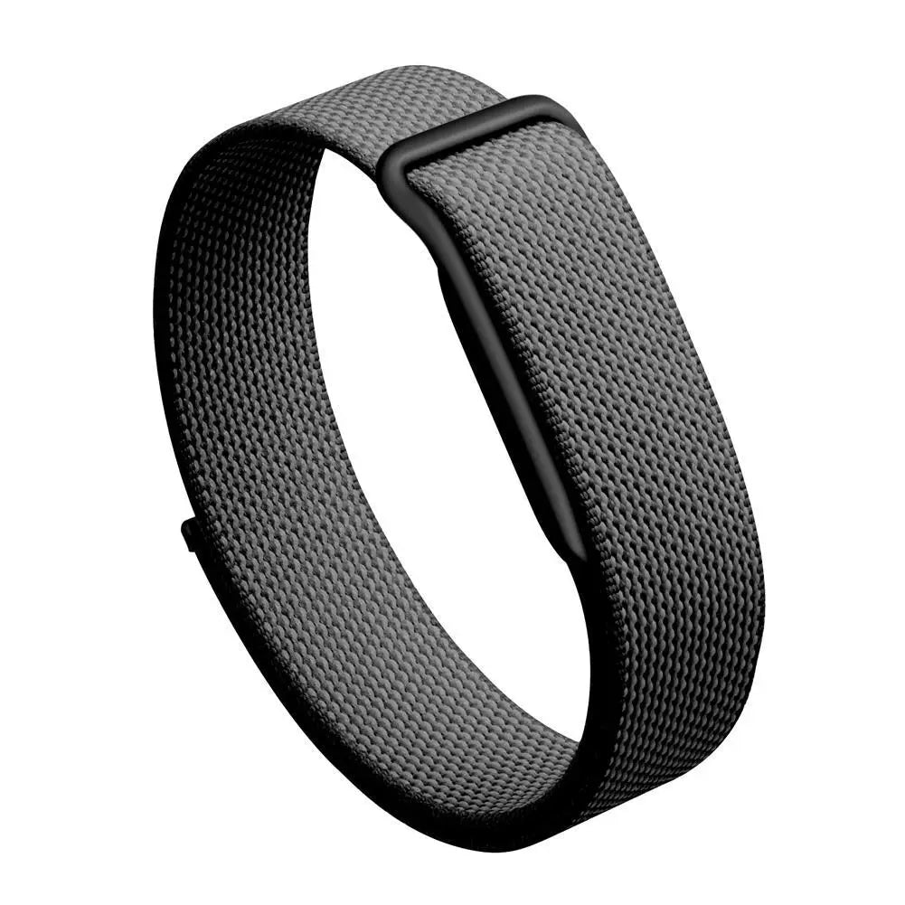 Adjustable Intelligent Fitness Monitor Velcro Strap Brand Smart Watch Strap For Google Fitbit Air Sports Train Bracelet Tracker Peaceful Pleasures Health and Wellness 1 Obsidian