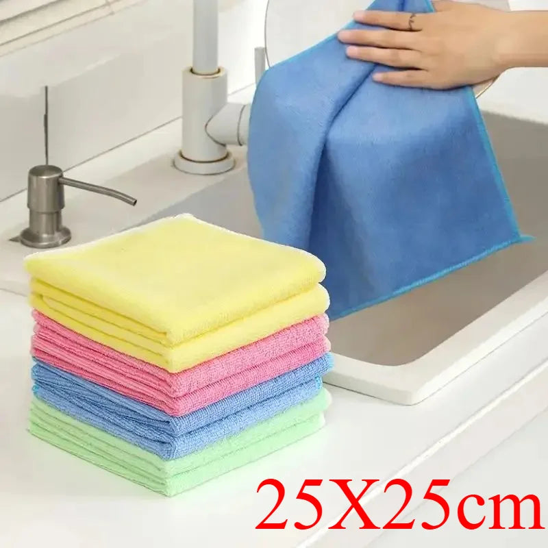 Microfiber Cleaning Cloths – Absorbent Kitchen & Bathroom Rags