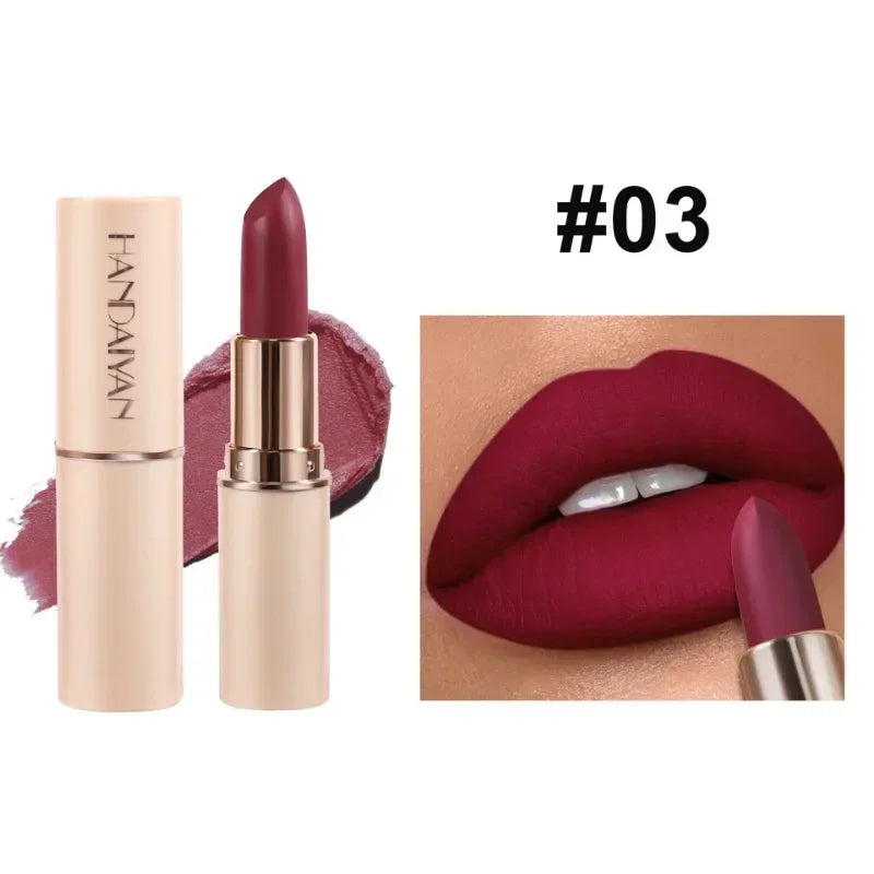 Handaiyan Velvet Matte Lipstick – 8 Shades, Waterproof